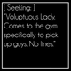 Illustration for article titled 'Lady Parts' Tumblr Builds Hollywood Dream Girl: Hot, Silent, Servile